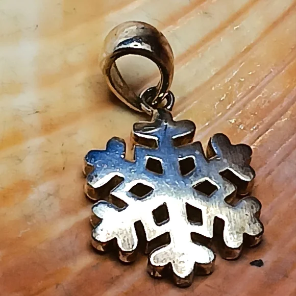 Snowflake Sterling Silver Pendant Katarina Witt - Picture 11 of 13